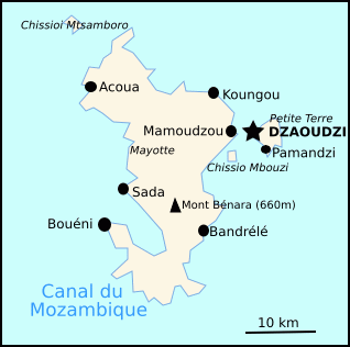 Carte de Mayotte