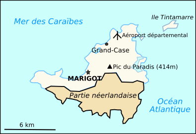 Carte de le Saint Martin