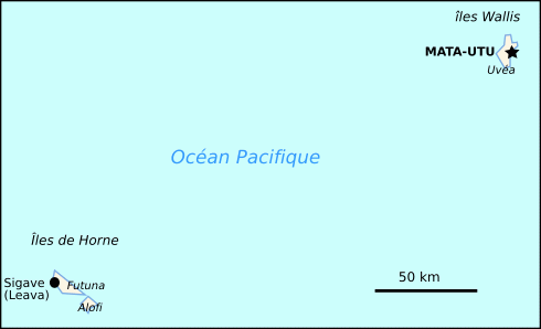 Carte de Wallis et Futuna